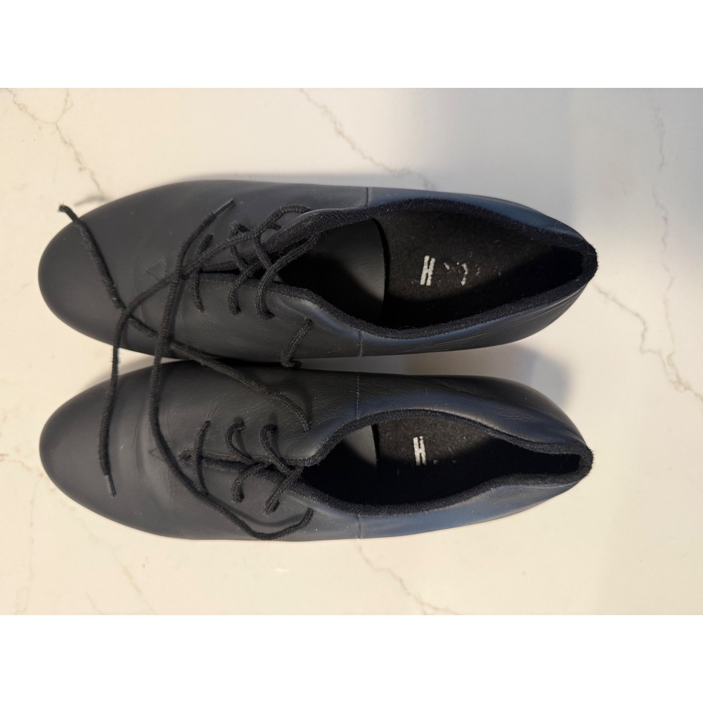 Bloch Womens Black Leather Lace Up Tap Shoes Shockwave Taps Size 10M S0301L - Picture 5 of 5